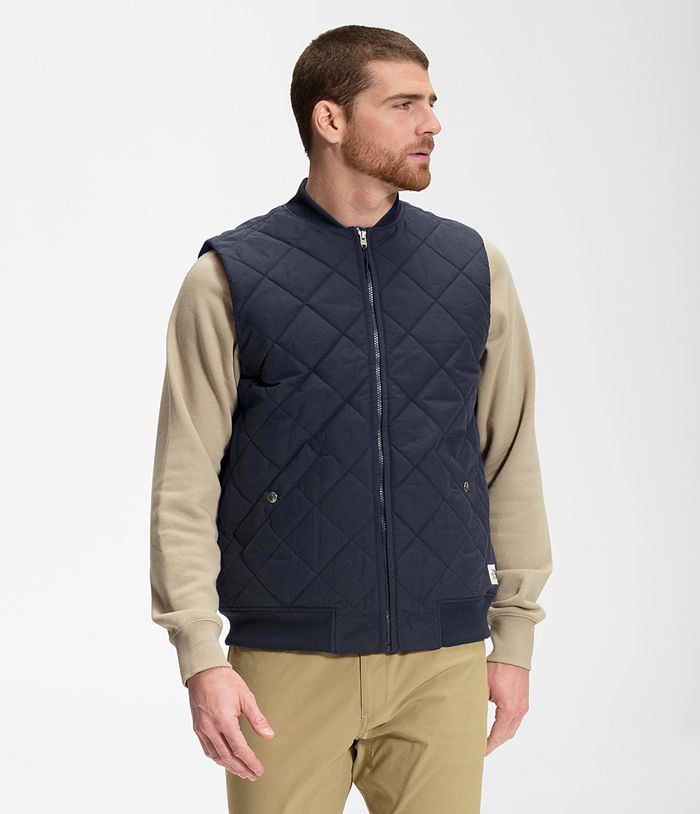 The North Face Mens Vests Cuchillo Insulated 203LTDCOZ - Navy